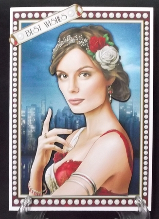 Art Deco Lady Athena Red by Suzi Cooper
