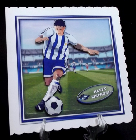 Football Crazy Blue by Suzi Cooper