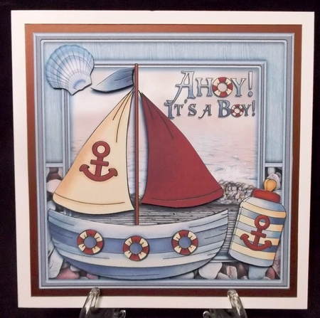 Ship Ahoy It's a Boy by Suzi Cooper