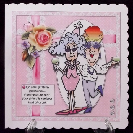 8x8 Stella and Edna Drunk with Friends Mini Kit by Suzi Cooper
