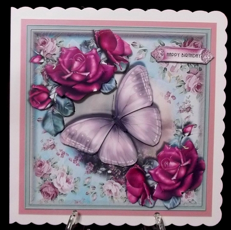 The Lilac Butterfly Card Kit by Suzi Cooper