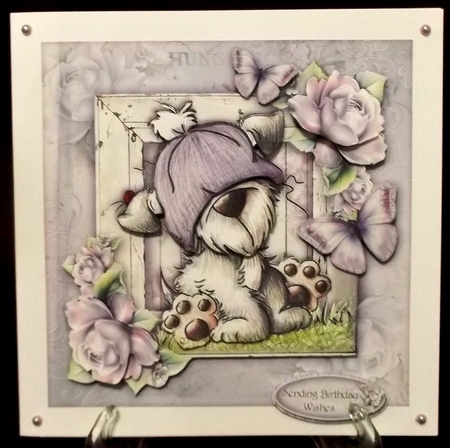 Shadow Box - Butterfly Watcher by Suzi Cooper