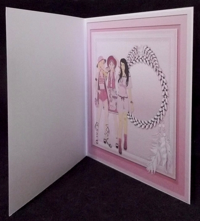 Boho Teenager Fashion Matching 8in x 8in Insert Plate by Suzi Cooper