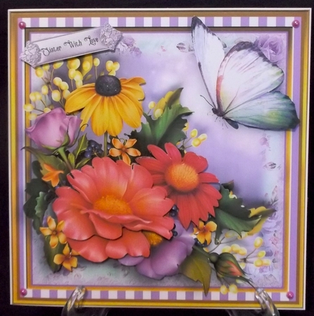 Breath Of Summer Posie Card Front Kit by Suzi Cooper
