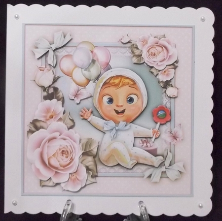 Baby Birthday (Girl, Boy) Card Mini Kit by Suzi Cooper