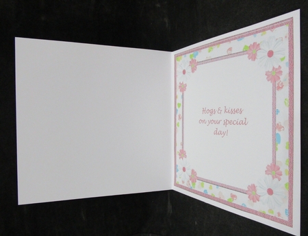 Hogs & Kisses Card Insert by Suzi Cooper