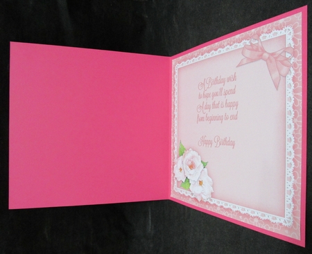 8x8 A Touch of Elegance Roses Pearls and Lace matching insert by Suzi Cooper