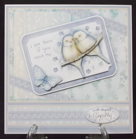 Im Here If You Need Me 8x8 Sympathy Decoupage & Insert Mini Kit by Suzi Cooper