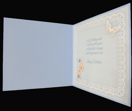 8x8 A Touch of Elegance Violas Pearls and Lace matching insert by Suzi Cooper