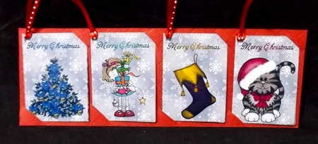 Christmas gift cards sheet 4 by Suzi Cooper