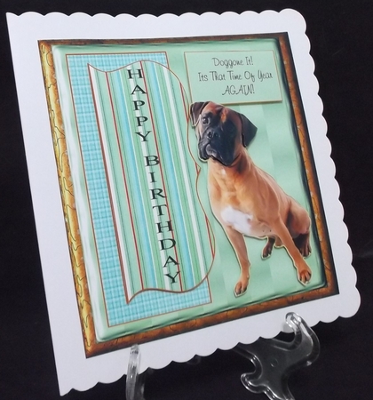 Doggone It Boxer Dog by Suzi Cooper