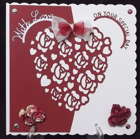 OVER THE EDGE ROSES HEART by Suzi Cooper