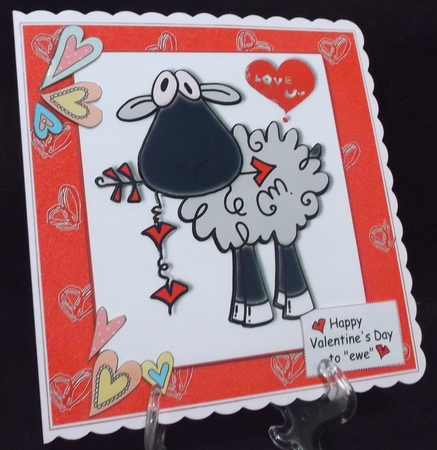 Happy Valentines Day To Ewe by Suzi Cooper