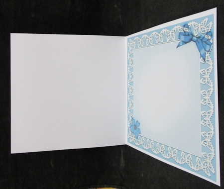 Pretty Viola matching 8 x 8 insert panel by Suzi Cooper