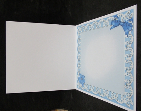 Pretty Viola matching 8 x 8 insert panel by Suzi Cooper