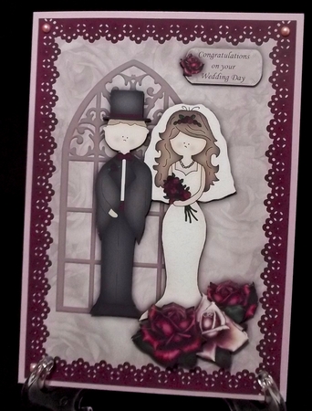 A4 Wedding Bride & Groom Decoupage Part 2 by Suzi Cooper