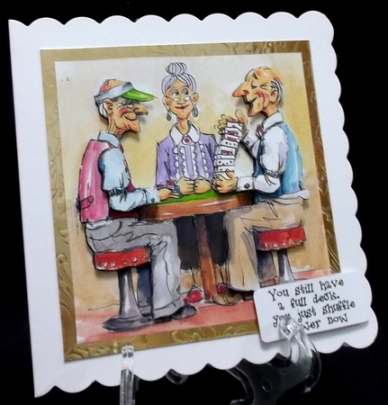 The Wrinklies Decoupage - Bum Deal by Suzi Cooper