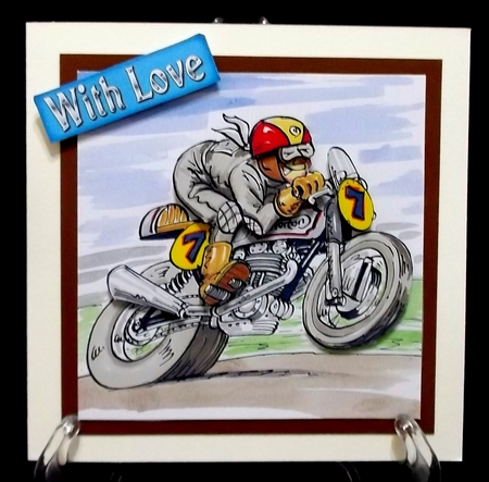 Double Decoupage - Silver Machine by Suzi Cooper