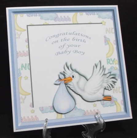 New Arrival - Baby Boy - Insert by Suzi Cooper
