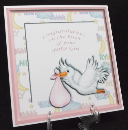 New Arrival - Baby Girl - Insert by Suzi Cooper