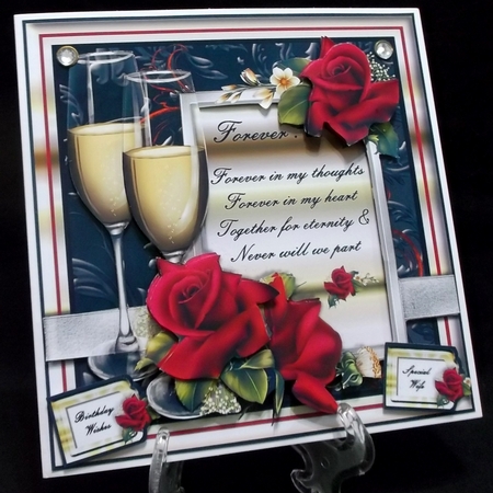 Forever . . . Red Roses . . . Anniversary, Valentines or General by Suzi Cooper