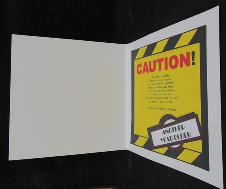 Aging in Progress Caution - Insert by Suzi Cooper