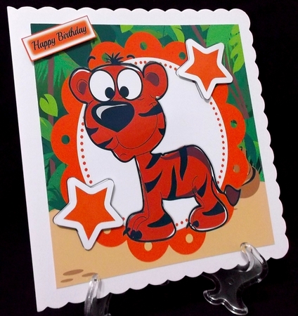 Cute Tiger 8x8  by Suzi Cooper