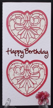 DL Filigree Heart card  by Suzi Cooper