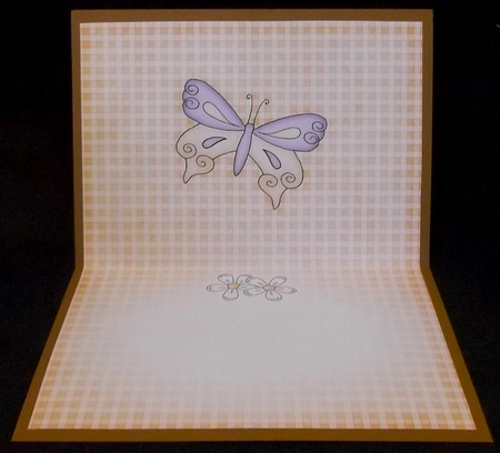 Fluttery Butterfly Insert A5 Landscape by Suzi Cooper
