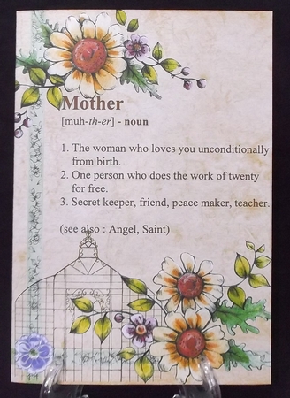 Mother Definition Flowers by Suzi Cooper