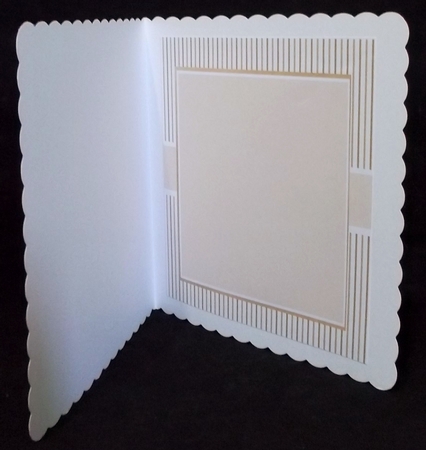 Buff incert or topper with Greeting tags  by Suzi Cooper