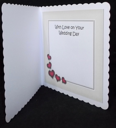 Wedding Day matching 8x8 insert panel by Suzi Cooper