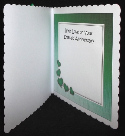 Emerald Wedding Anniversary matching 8x8 insert panel by Suzi Cooper
