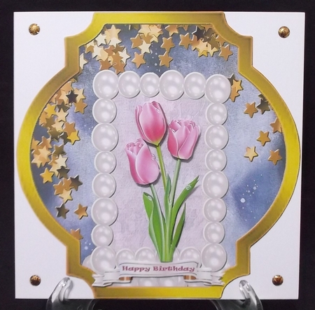 Pearls of Wisdom - Pink Tulip by Suzi Cooper