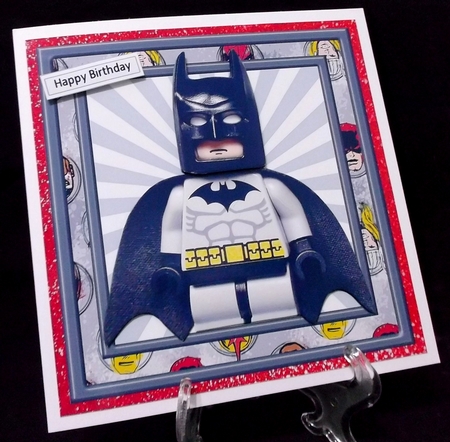 FAUX GLITTER CARD RED - THE BEST AND MOST CONVINCING I HAVE EVER SEEN by Suzi Cooper