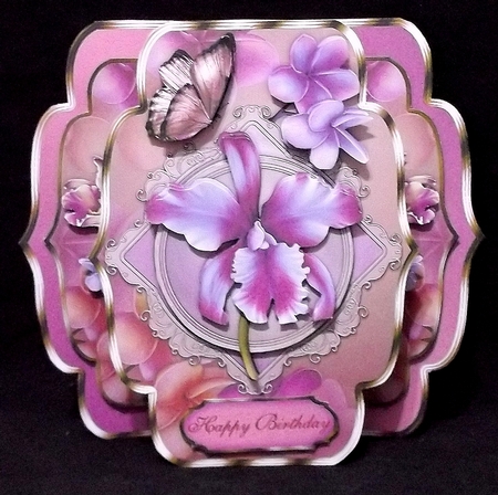 Alluring Orchid -  Quick & Easy Pop-out Card Mini-kit2  by Suzi Cooper
