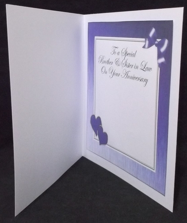 Brother & Sister-in-Law Anniversary matching 8x8 insert panel by Suzi Cooper