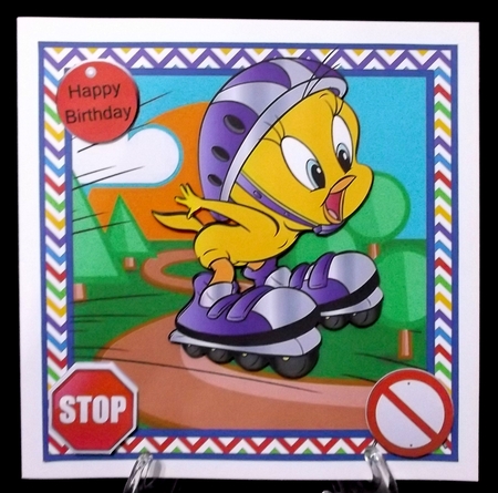 Catching Air Tweety Style 3 by Suzi Cooper