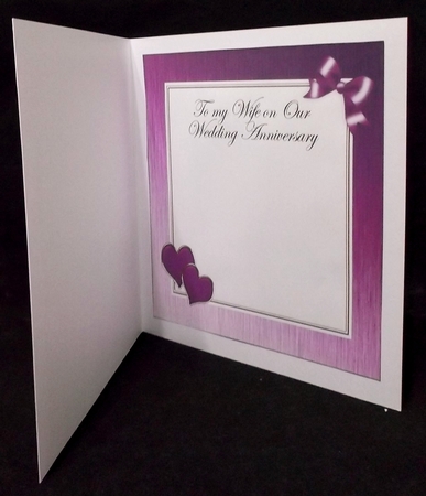 8x8 For My Wife on Our Anniversary Scalloped Corner by Suzi Cooper