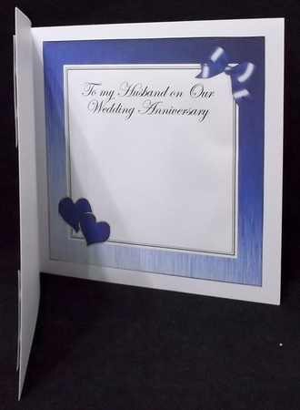 8x8 For My Husband on Our Anniversary Scalloped Corner by Suzi Cooper