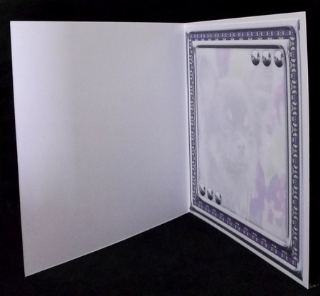 JJ LOVE MY DOG CHIHUAHUA 8X8 INSERT BLANK by Suzi Cooper