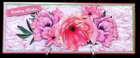 Beautiful D L With Floral Flowers  by Suzi Cooper