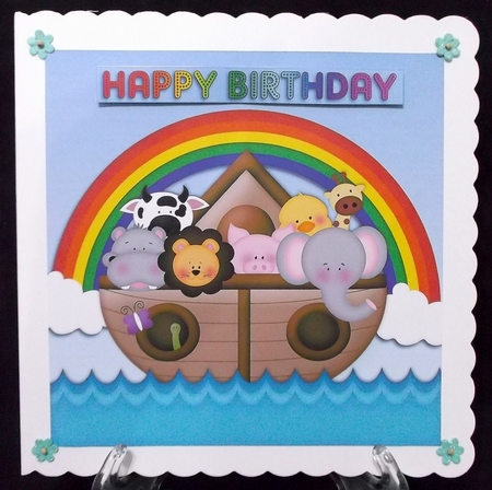 NOAHS ARK TOPPER - SENTIMENTS FOR BIRTHDAY, BABY & BABY SHOWER by Suzi Cooper