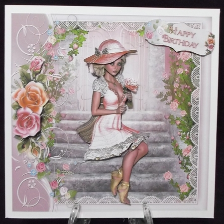 Sweet Little Peach Rose Mini Kit by Suzi Cooper