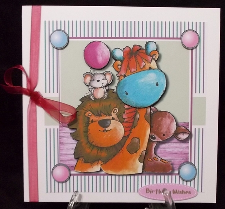 8x8 Mini Kit,Animals Peekaboo by Suzi Cooper