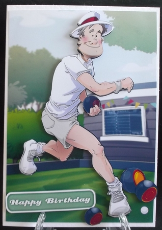 Lawn Bowls Dude 3 by Suzi Cooper