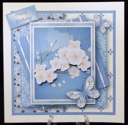 Cherry Blossom Time - Multi-layer Card Mini Kit by Suzi Cooper