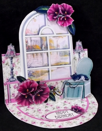 WINDOWS ON THE WORLD - Hibiscus Lake by Suzi Cooper