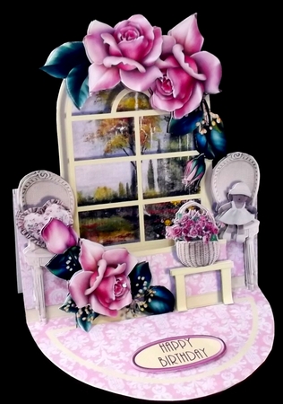 WINDOWS ON THE WORLD - Rose Window by Suzi Cooper