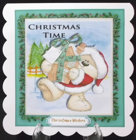 Christmas  Time Teddy 2 by Suzi Cooper